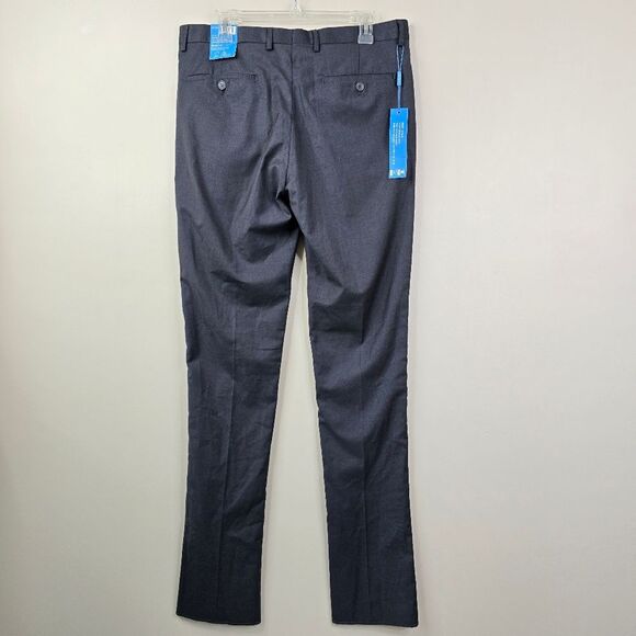 NEW Sean Alexander Skinny Fit Charcoal Gray Dress Pants 34 - Picture 3 of 6